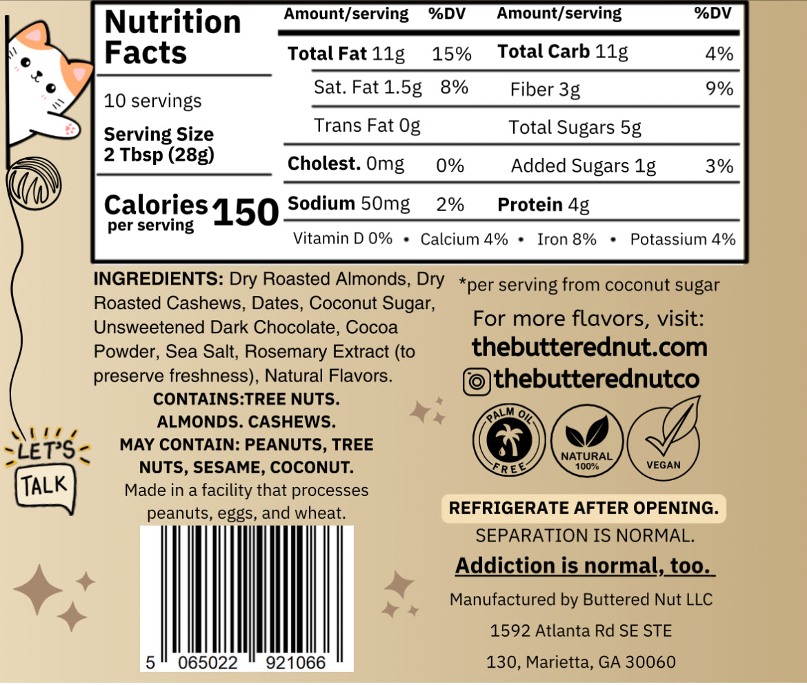 Sea Salt Brownie Batter Nut Butter