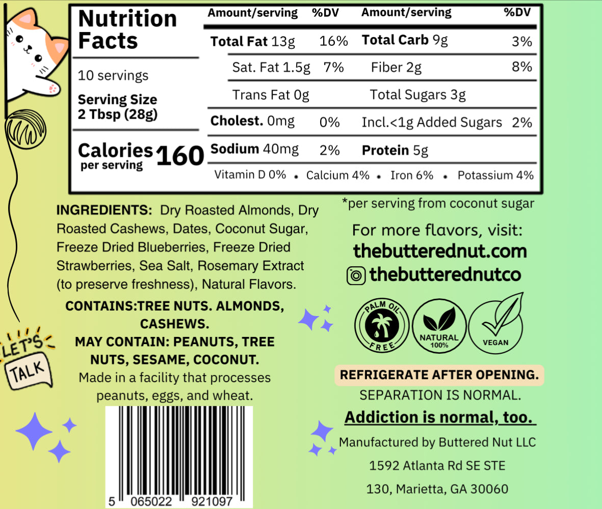 Fruity Cereal Nut Butter