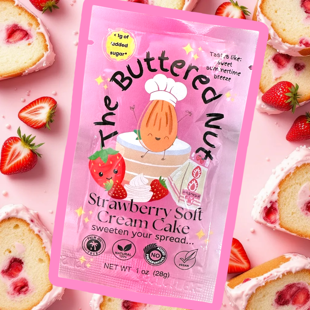 Strawberry Soft Cream Cake Squeeze Pack