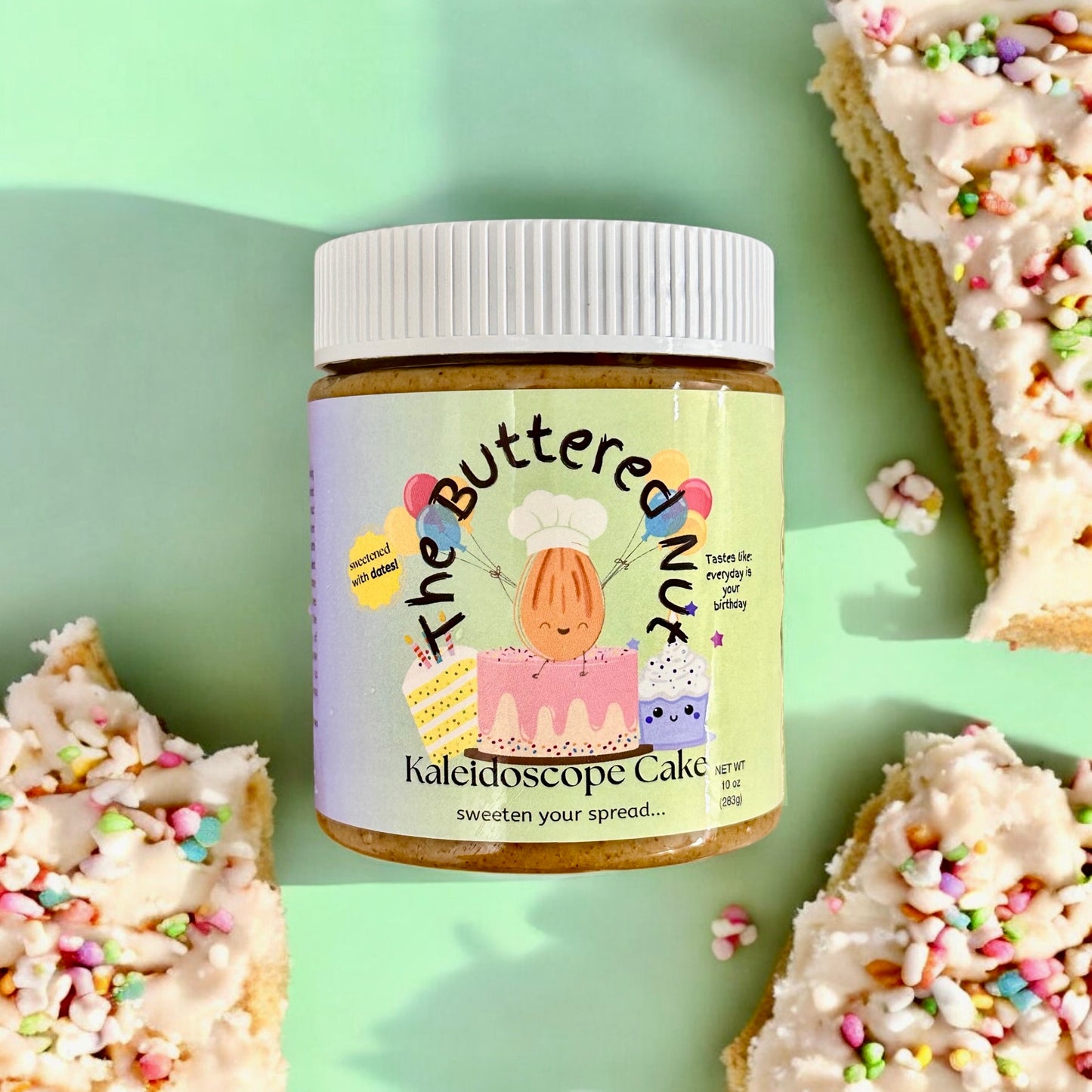 Kaleidoscope Cake Nut Butter