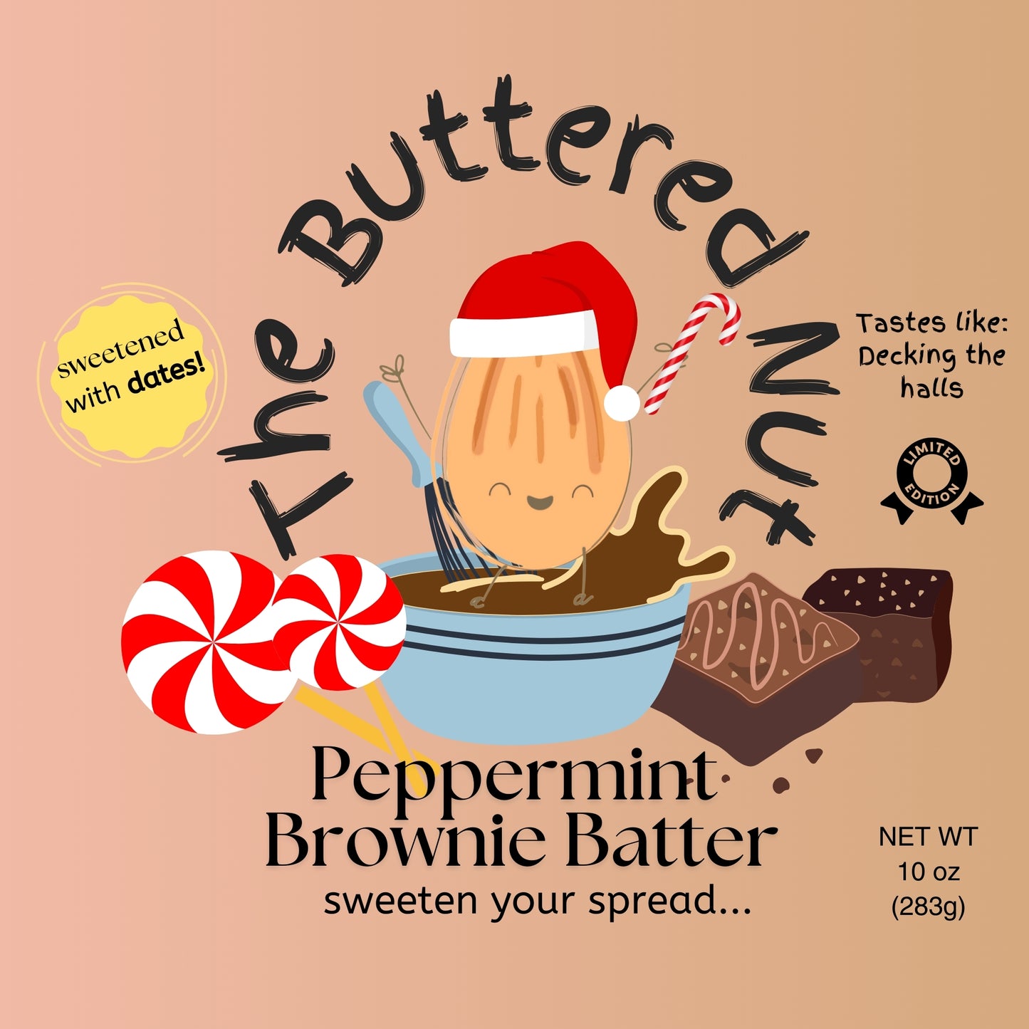 Peppermint Brownie Batter Nut Butter