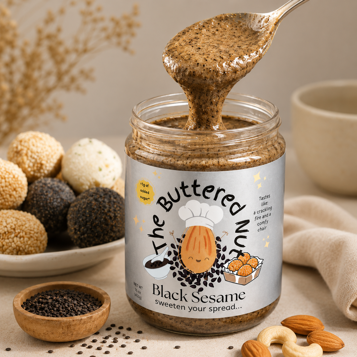 Black Sesame Nut Butter