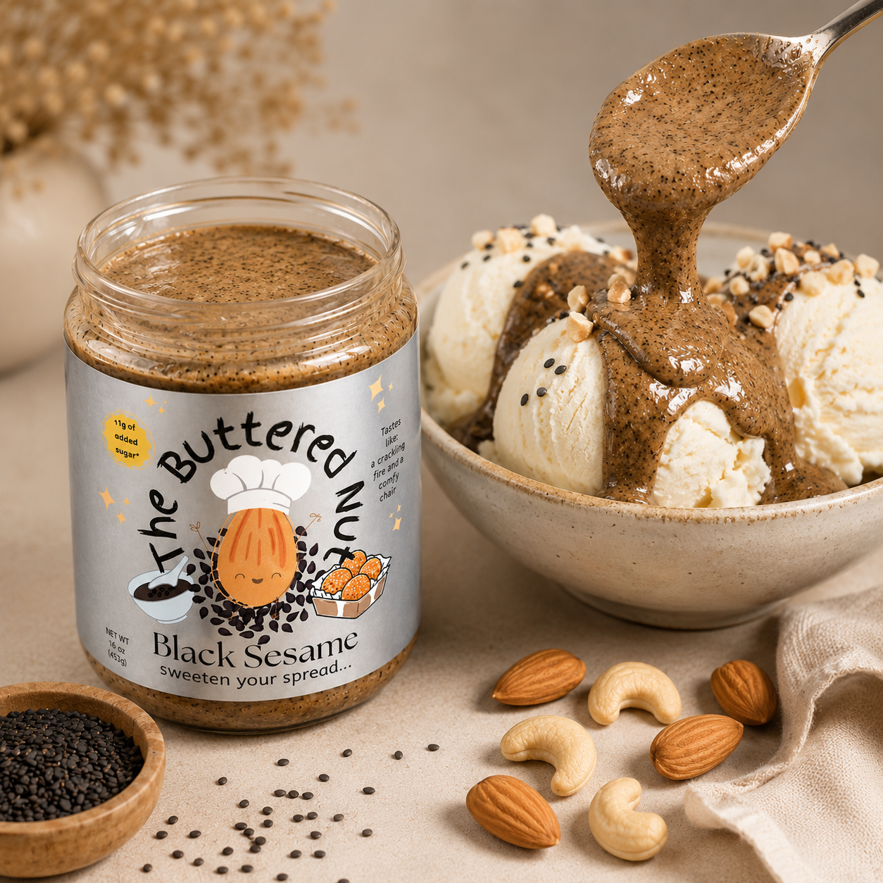 Black Sesame Nut Butter